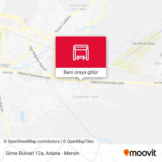 Girne Bulvari 12a harita