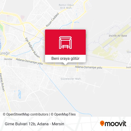 Girne Bulvari 12b harita