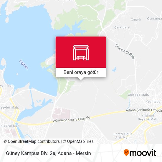 Güney Kampüs Blv. 2a harita