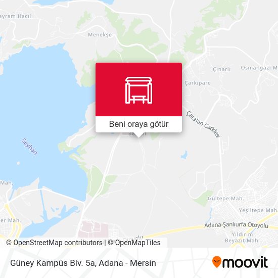 Güney Kampüs Blv. 5a harita