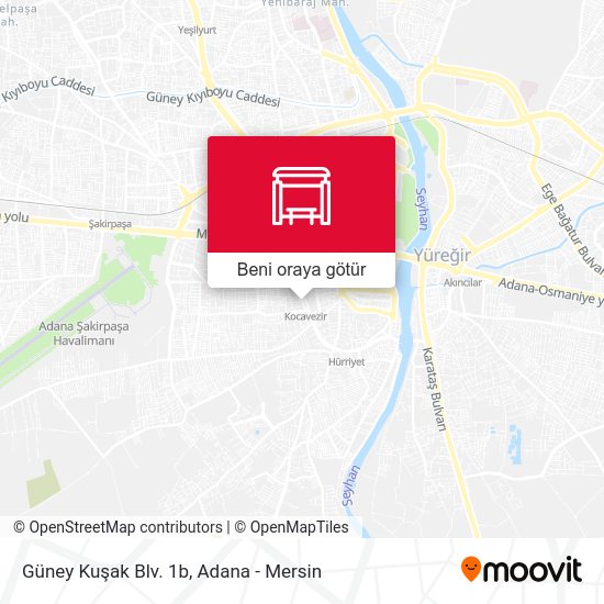 Güney Kuşak Blv. 1b harita