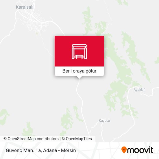 Güvenç Mah. 1a harita