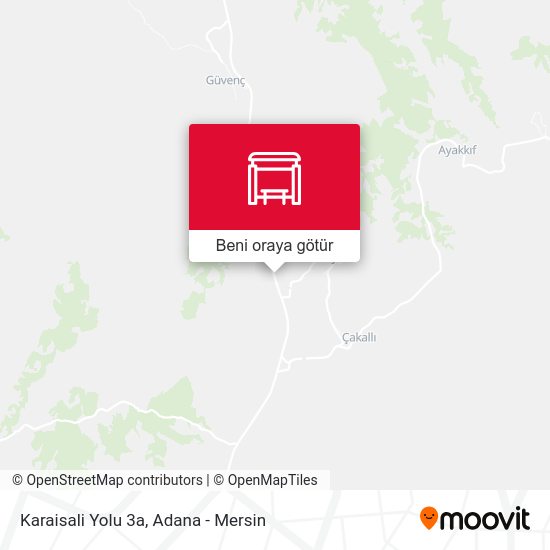Karaisali Yolu 3a harita