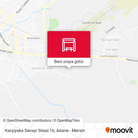 Karşiyaka Sanayi Sitesi 1b harita