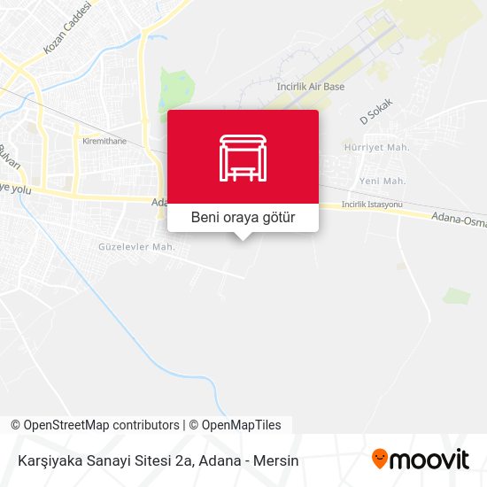 Karşiyaka Sanayi Sitesi 2a harita