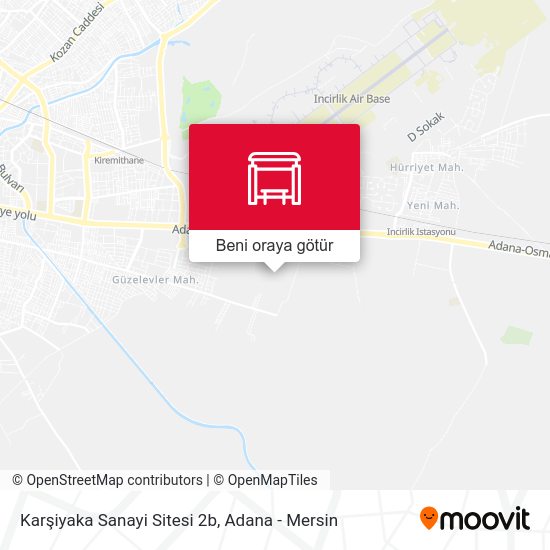 Karşiyaka Sanayi Sitesi 2b harita