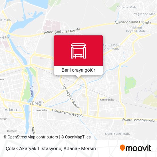 Çolak Akaryakit İstasyonu harita