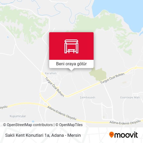 Sakli Kent Konutlari 1a harita