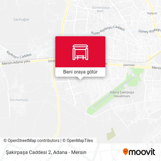 Şakirpaşa Caddesi 2 harita