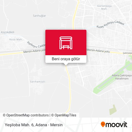 Yeşiloba Mah. 6 harita