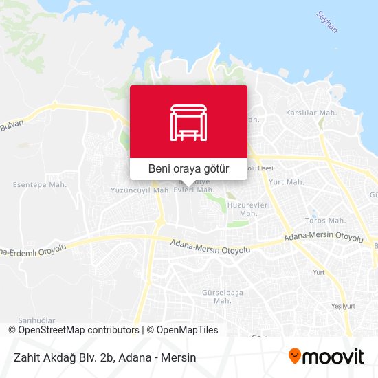 Zahit Akdağ Blv. 2b harita