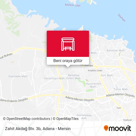 Zahit Akdağ Blv. 3b harita