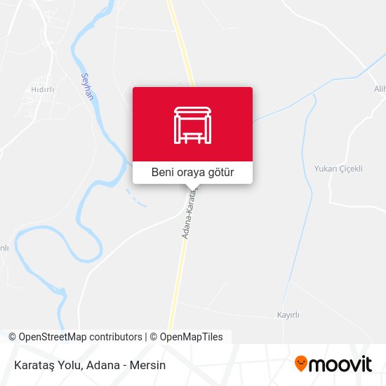Karataş Yolu harita