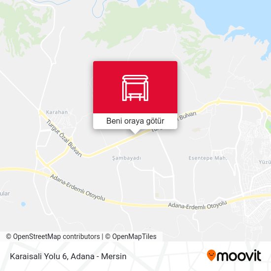 Karaisali Yolu 6 harita