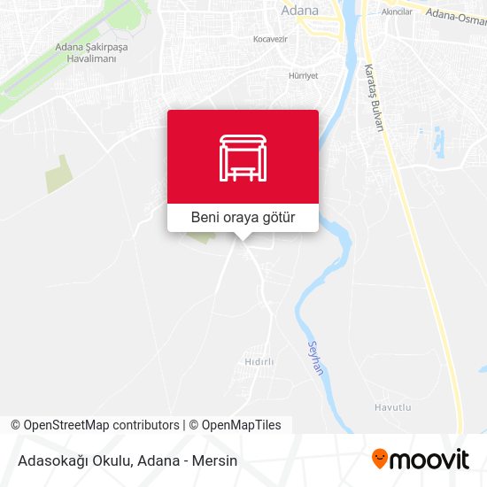 Adasokağı Okulu harita