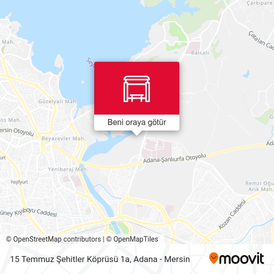 15 Temmuz Şehitler Köprüsü 1a harita