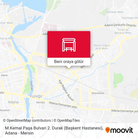 M.Kemal Paşa Bulvari 2. Durak (Başkent Hastanesi) harita