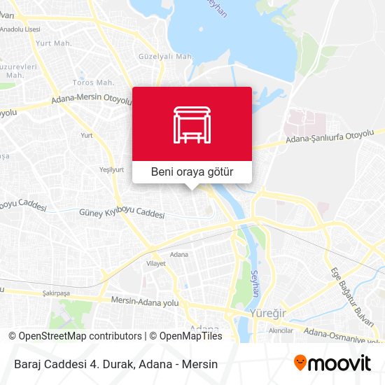 Baraj Caddesi 4. Durak harita