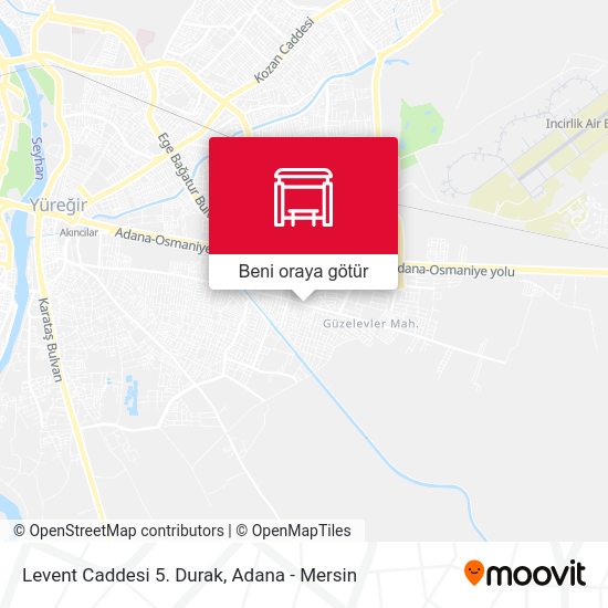 Levent Caddesi 5. Durak harita