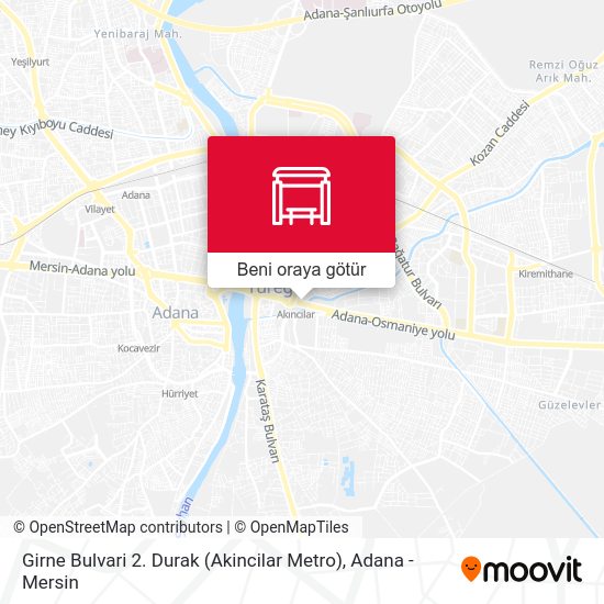Girne Bulvari 2. Durak (Akincilar Metro) harita