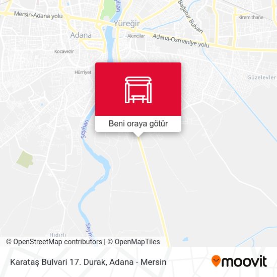 Karataş Bulvari 17. Durak harita