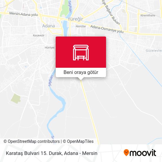 Karataş Bulvari 15. Durak harita