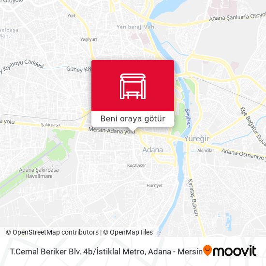 T.Cemal Beriker Blv. 4b / İstiklal Metro harita