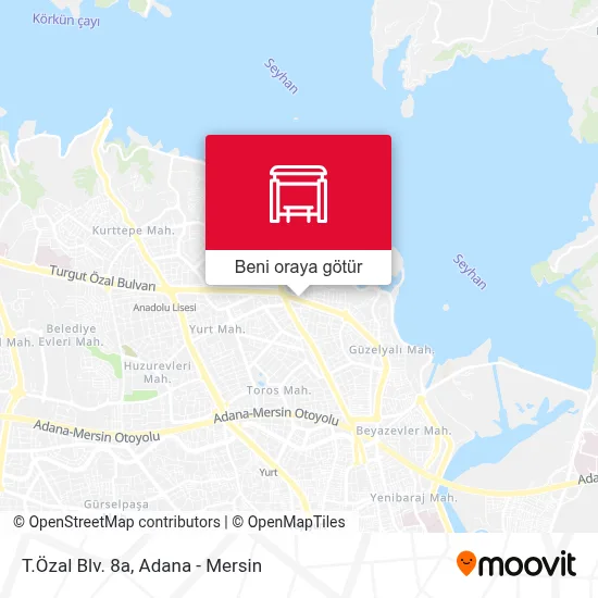 T.Özal Blv. 8a harita
