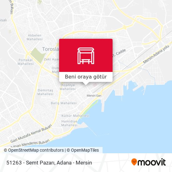 51263 - Semt Pazarı harita