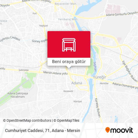 Cumhuriyet Caddesi, 71 harita