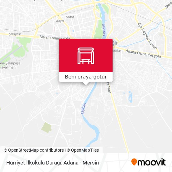 Hürriyet İlkokulu Durağı harita