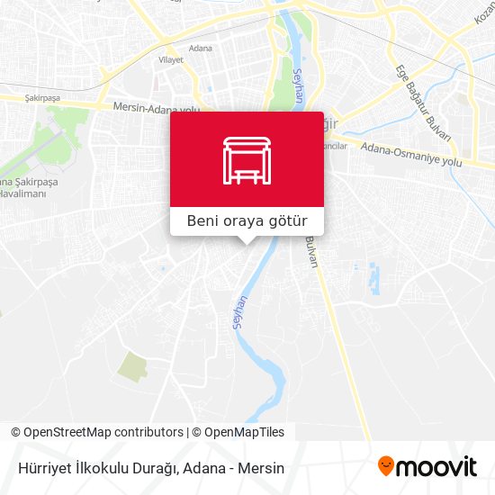 Hürriyet İlkokulu Durağı harita