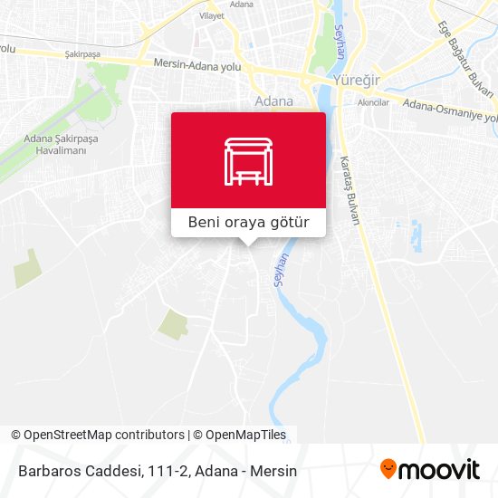 Barbaros Caddesi, 111-2 harita