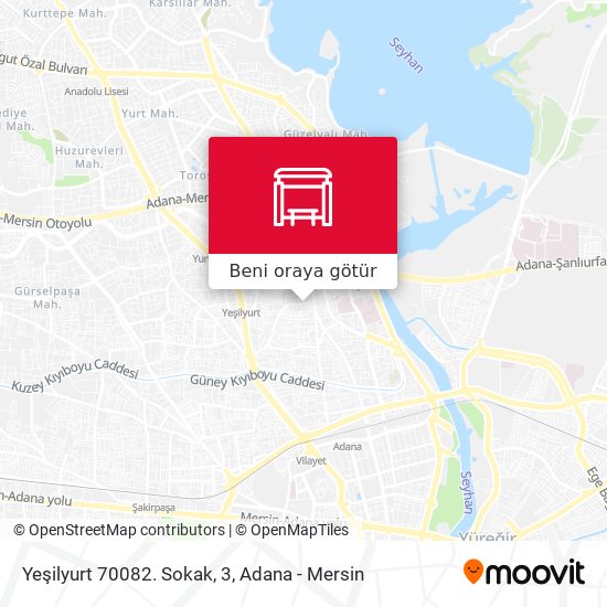 Yeşilyurt 70082. Sokak, 3 harita