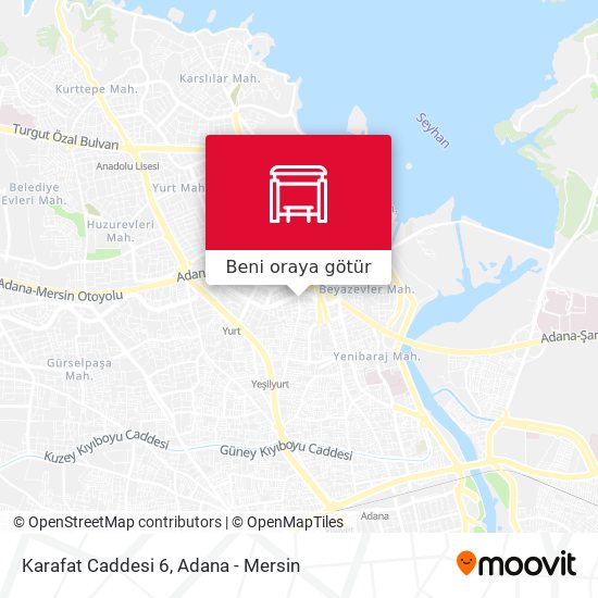 Karafat Caddesi 6 harita