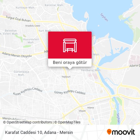 Karafat Caddesi 10 harita