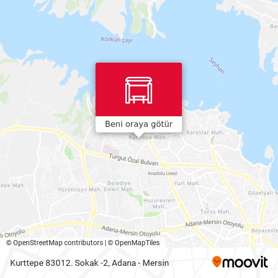 Kurttepe 83012. Sokak -2 harita