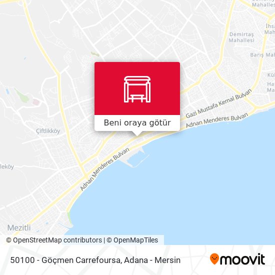 50100 - Göçmen Carrefoursa harita