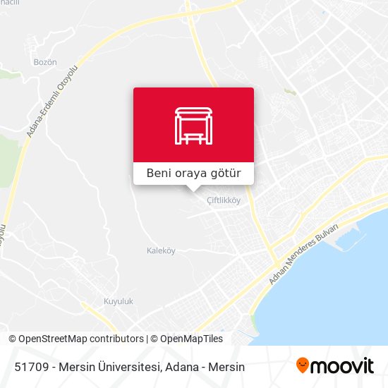 51709 - Mersin Üniversitesi harita