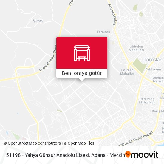 51198 - Yahya Günsur Anadolu Lisesi harita