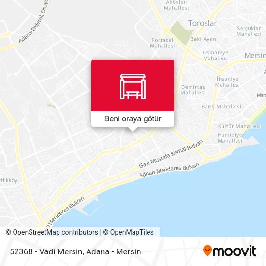 52368 - Vadi Mersin harita