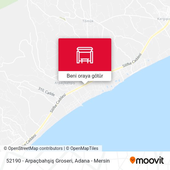 52190 - Arpaçbahşiş Groseri harita