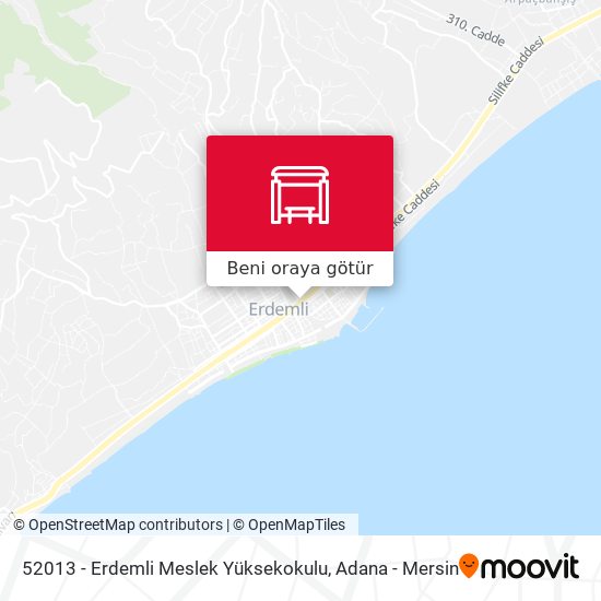 52013 - Erdemli Meslek Yüksekokulu harita