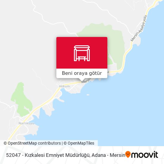52047 - Kızkalesi Emniyet Müdürlüğü harita