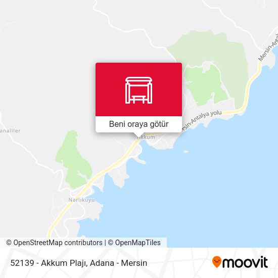 52139 - Akkum Plajı harita