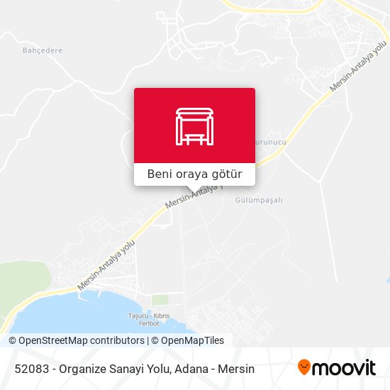 52083 - Organize Sanayi Yolu harita