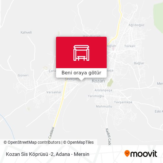 Kozan Sis Köprüsü -2 harita