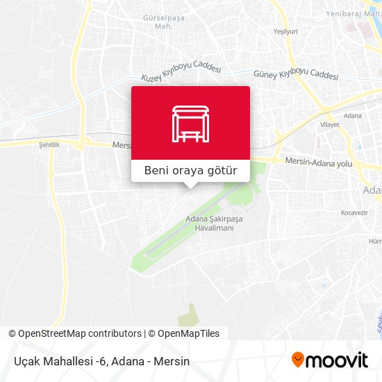 Uçak Mahallesi -6 harita