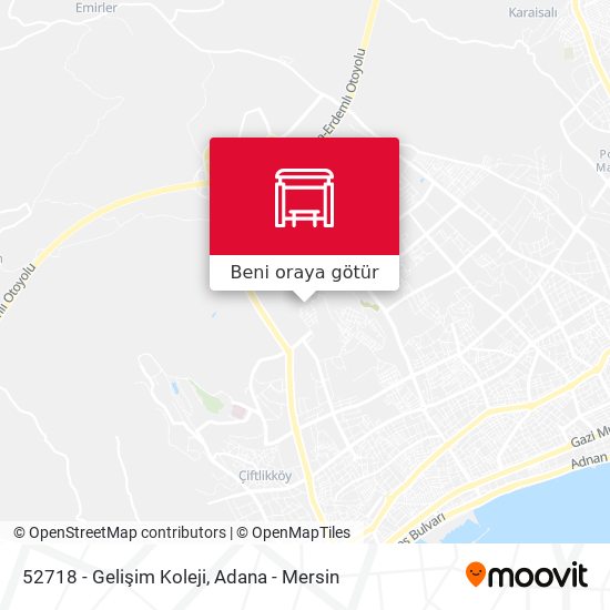 52718 - Gelişim Koleji harita