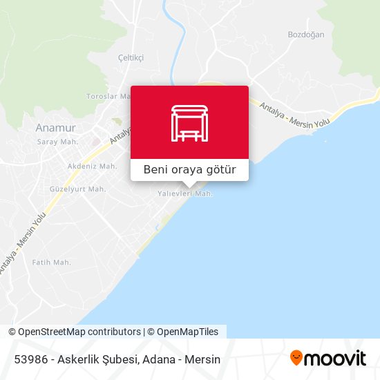 53986 - Askerlik Şubesi harita